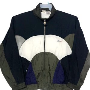 Vtg Ellesse 90s Windbreaker Full Zip Jacket Sz 6